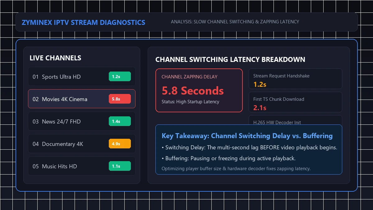 IPTV Channel Switching Slow in 2026: Why Channels Take Too Long to Load and How to Fix It